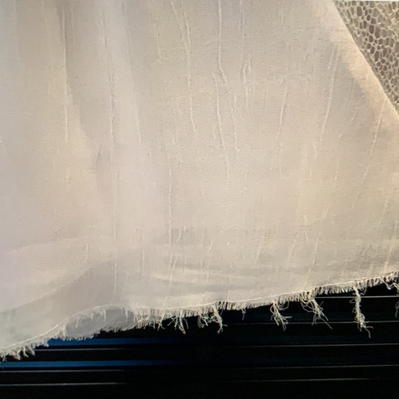 Helmut Lang Tan Asymmetrical Draped Cocktail Dress, size 6 - Picture 9 of 16